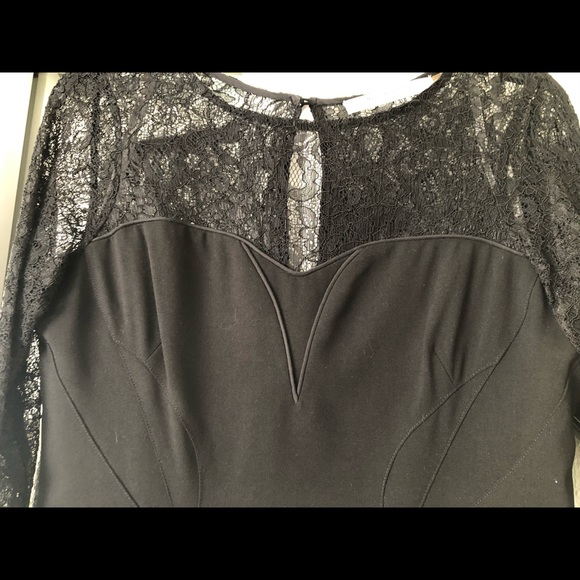 Marc New York Women’s Sheath Black Lace Dress - Picture 4 of 7